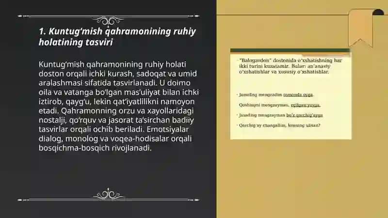 Kuntugʻmish psixologik holati 3