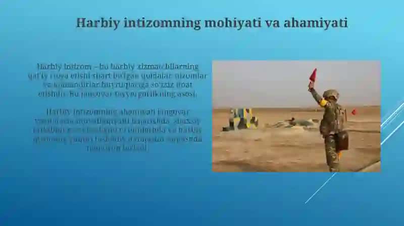 Harbiy intizomni mustahkamlash 3