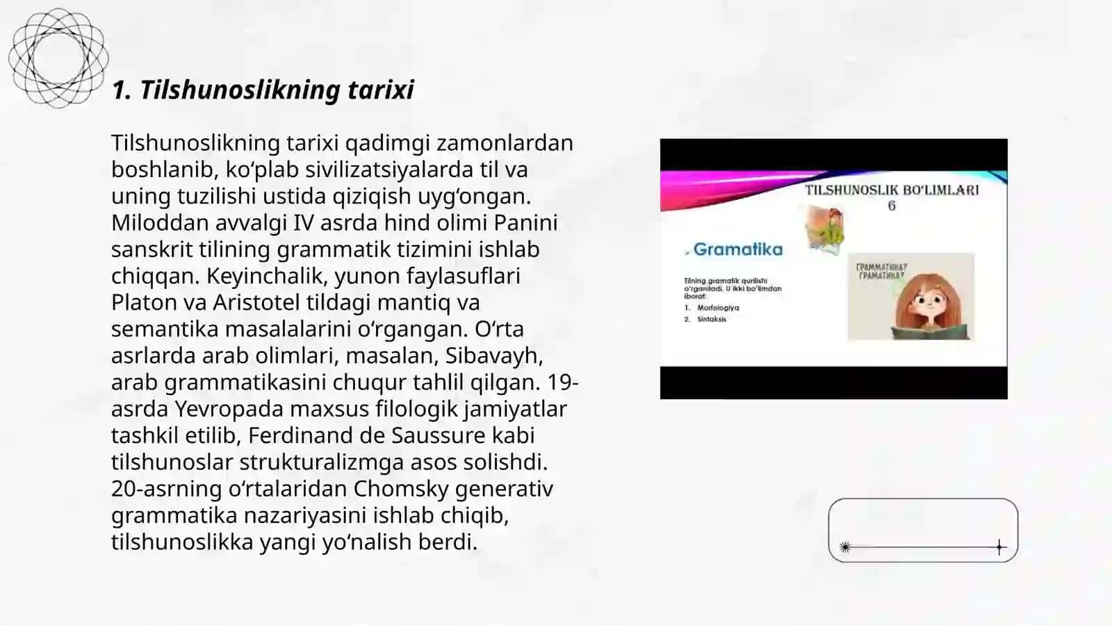 Tilshunoslik fan sifatida 3