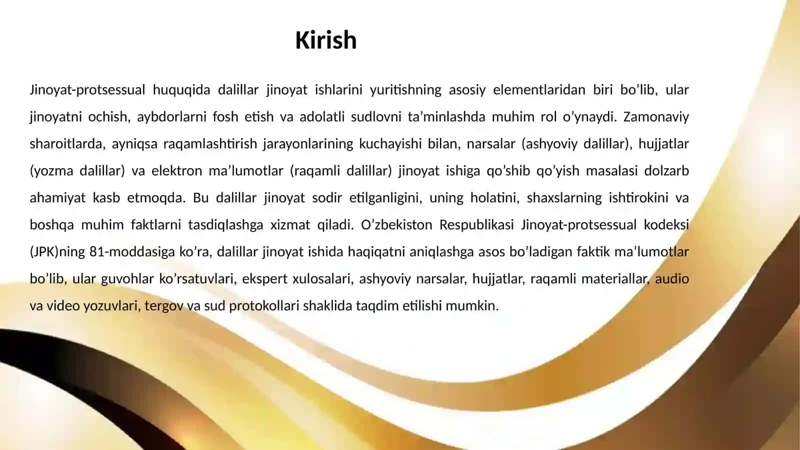 Dalillarni ishga qo’shib qo’yish protsessi 3