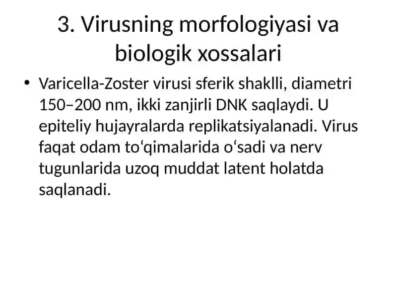 Suvchechak (Varicella) 3