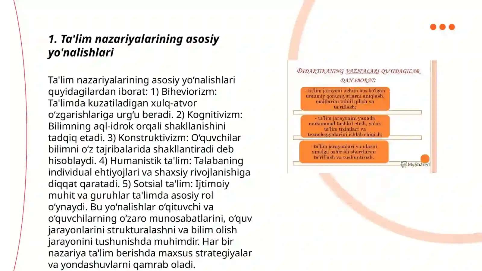 Didaktika taʼlim nazariyasi sifatida 3