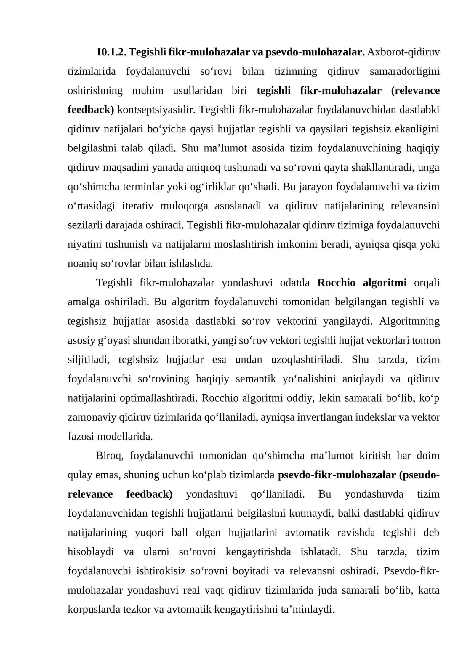 So'rovlarni kengaytirish asoslari 3