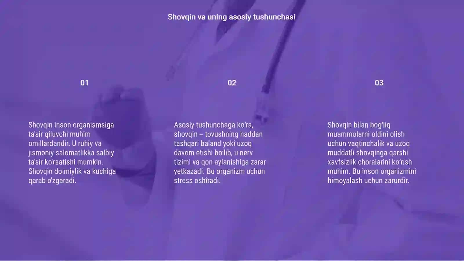 Shovqin va uning trik organizimlarga tasiri 3