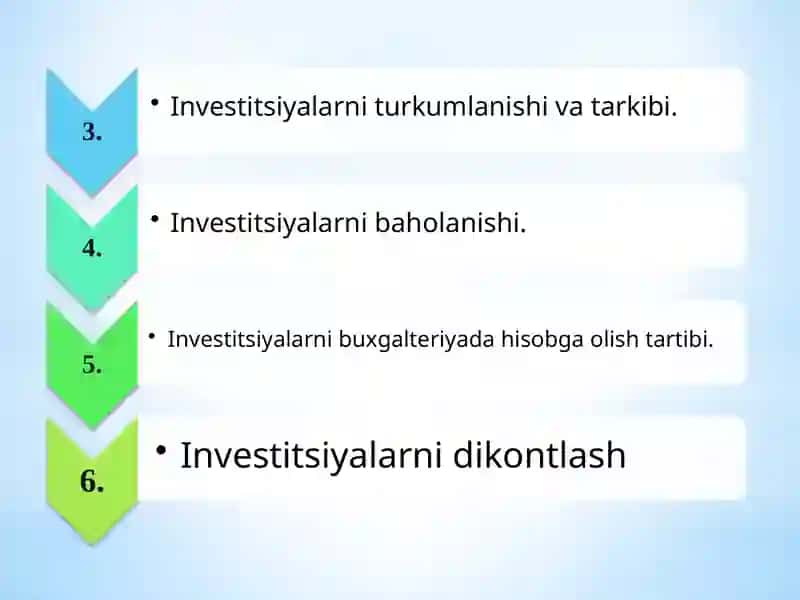 Investitsiyalar hisobi 3