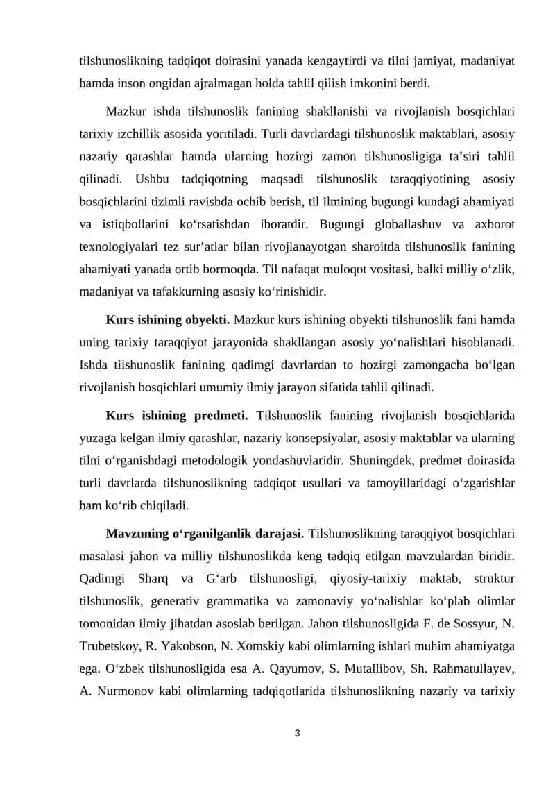 Tilshunoslik fanining shakllanishi va dastlabki taraqqiyot bosqichlari 3