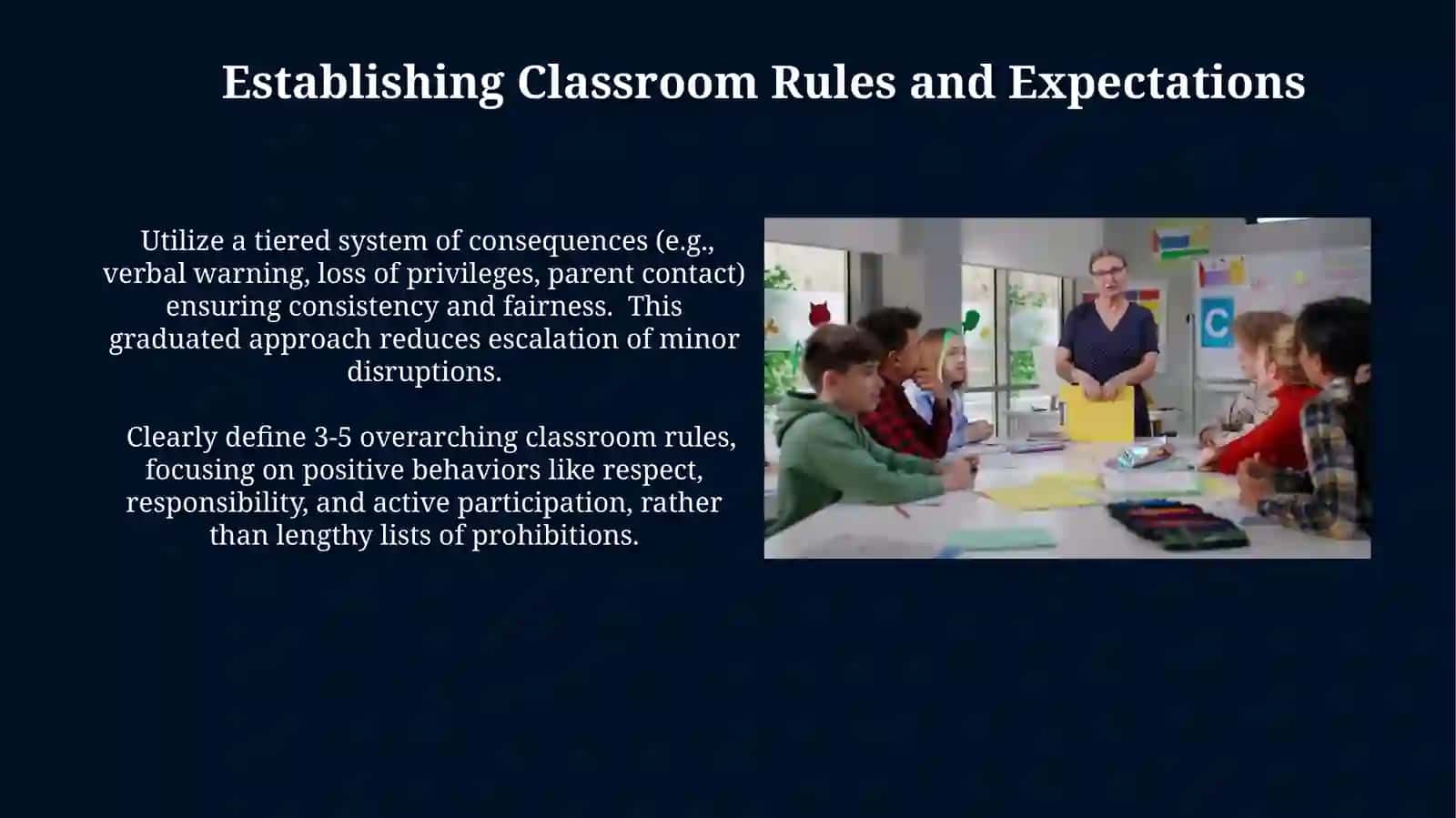 Classroom management and teacher's approach 3