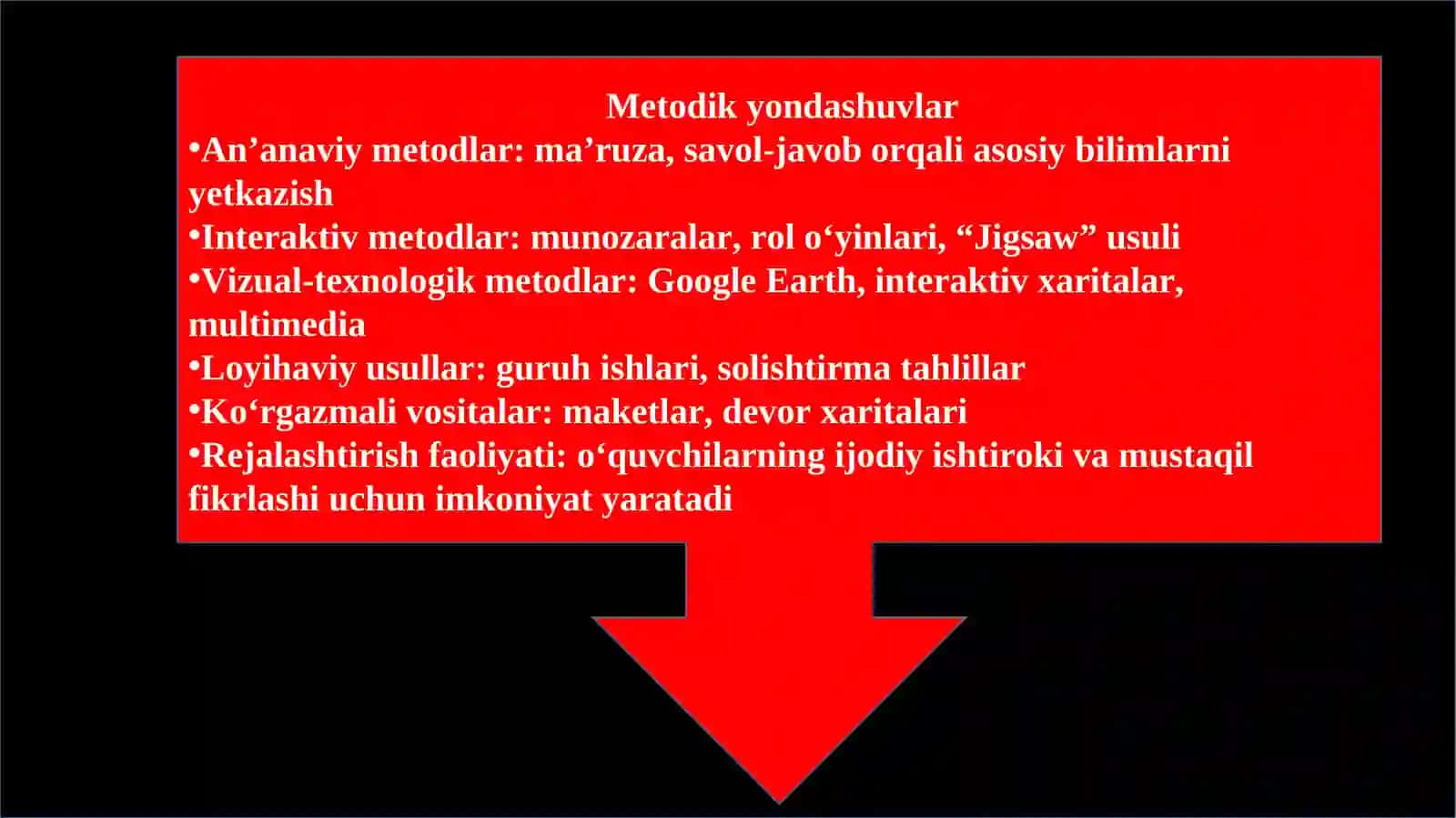 “Yevropa mamlakatlari” mavzusini o’rganish metodikasi 3