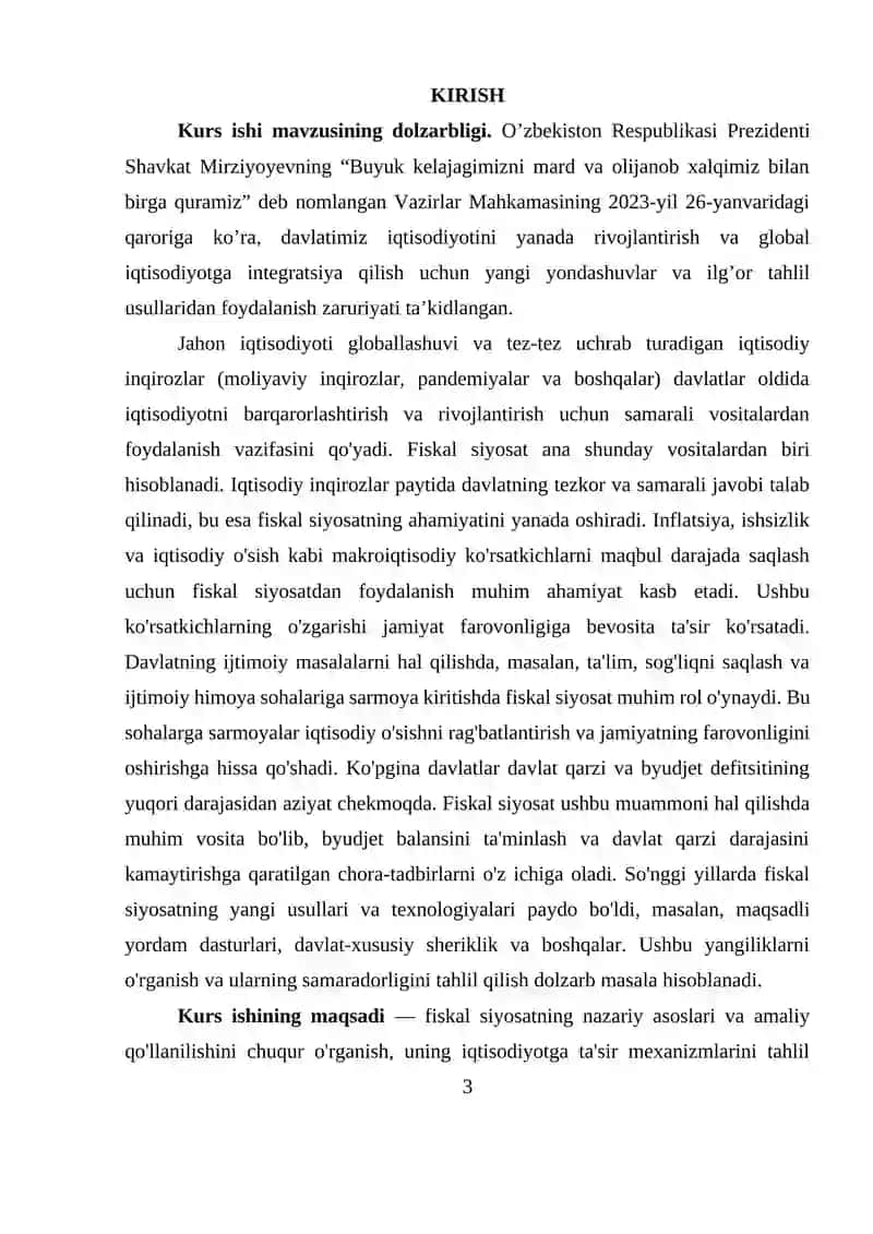 Fiskal siyosati mohiyati va uning usullari 3