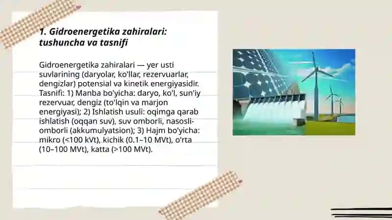 Gidroenergetika zahiralari 3