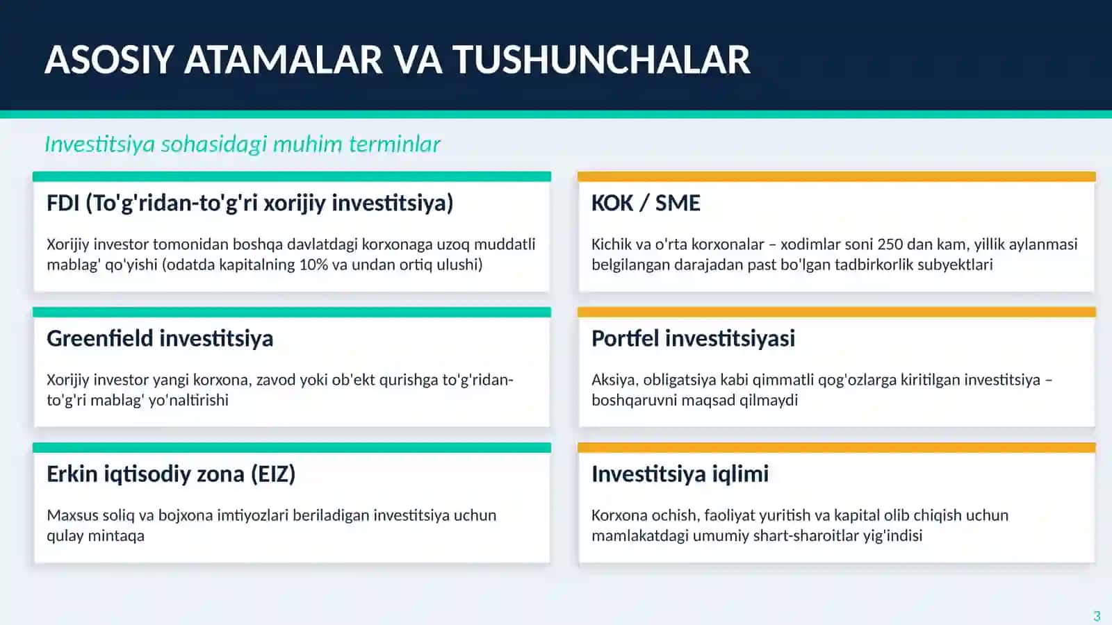 XORIJIY INVESTITSIYALARNI JALB ETISH 3