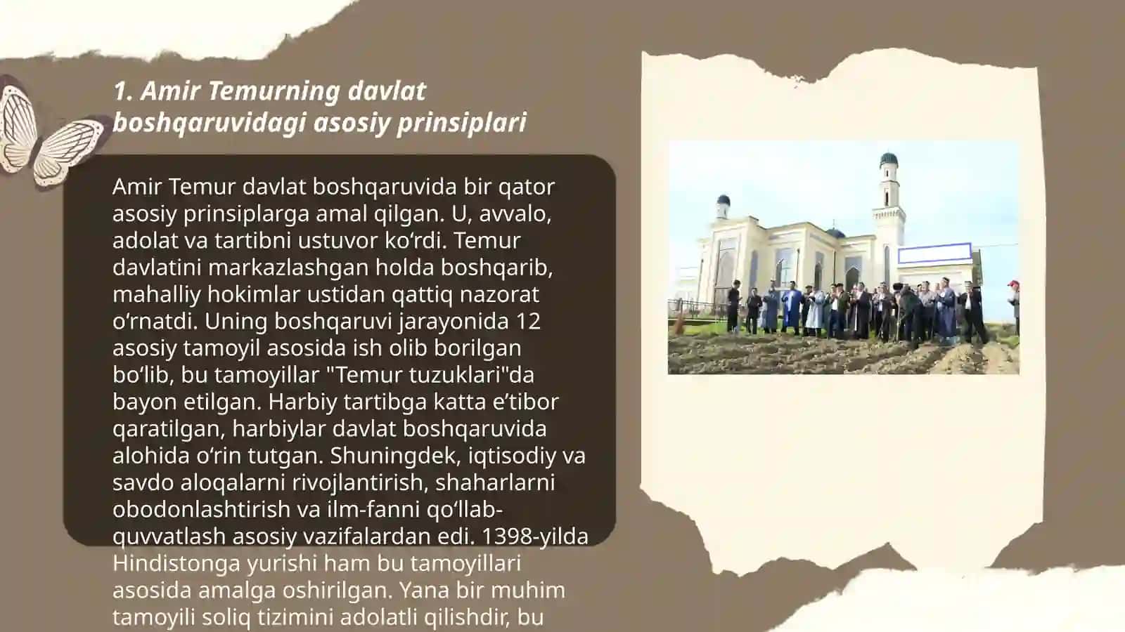 Amir Temurning davlat boshqaruvi 3