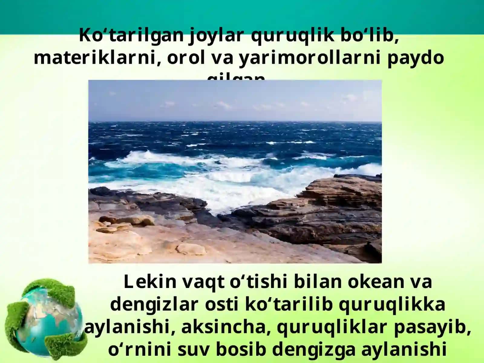 Yer po‘stining harakatlari 3