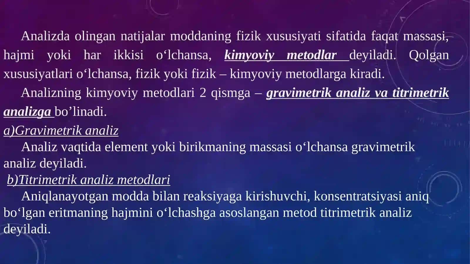Gravimetrik analiz asosi va usullari 3