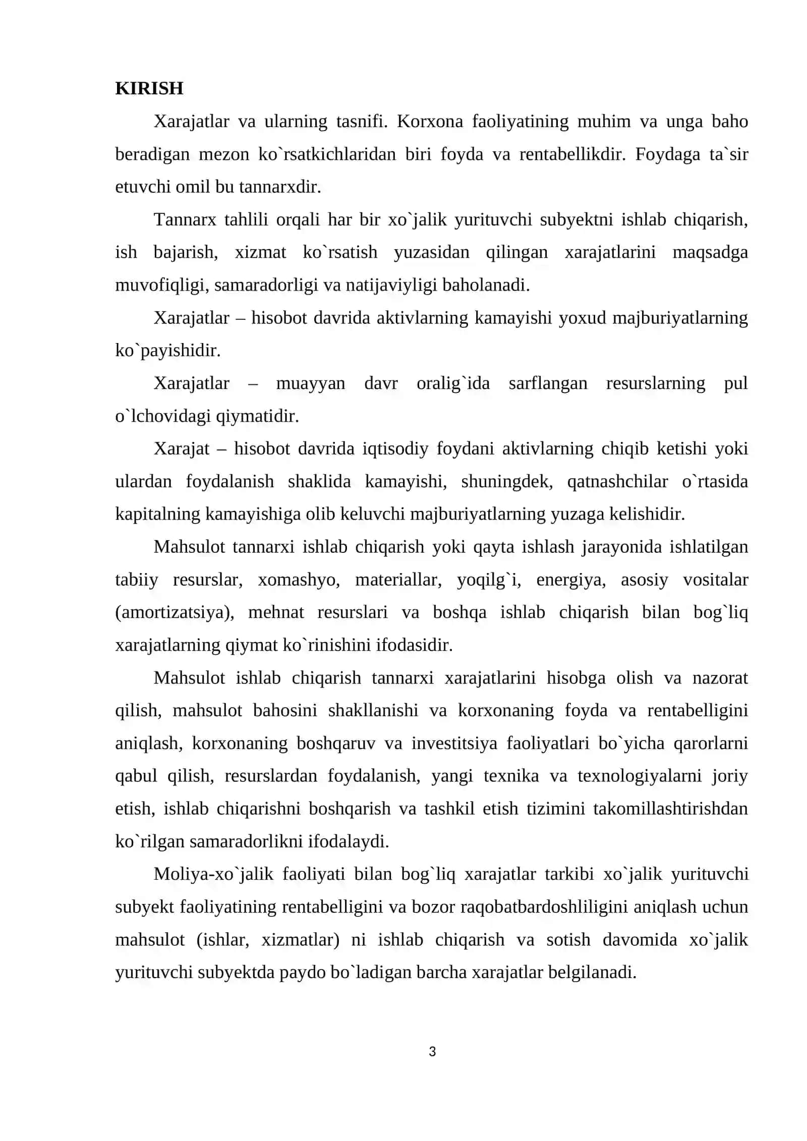 DAVR XARAJATLARINI XISOBGA OLISH 3