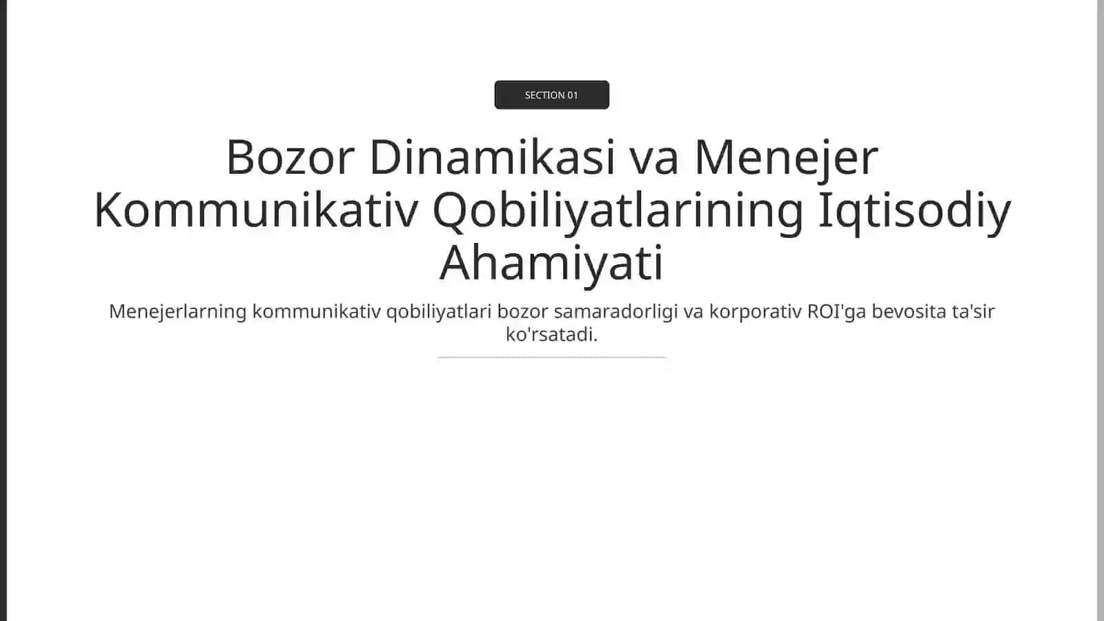 Menejerning kommunikativ qobiliyatlari. 3