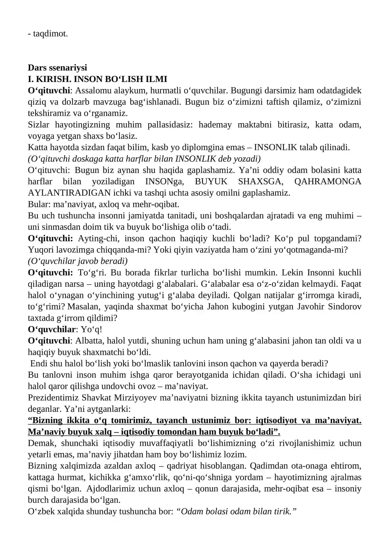 "Kelajak soati" 19-mavzu 3