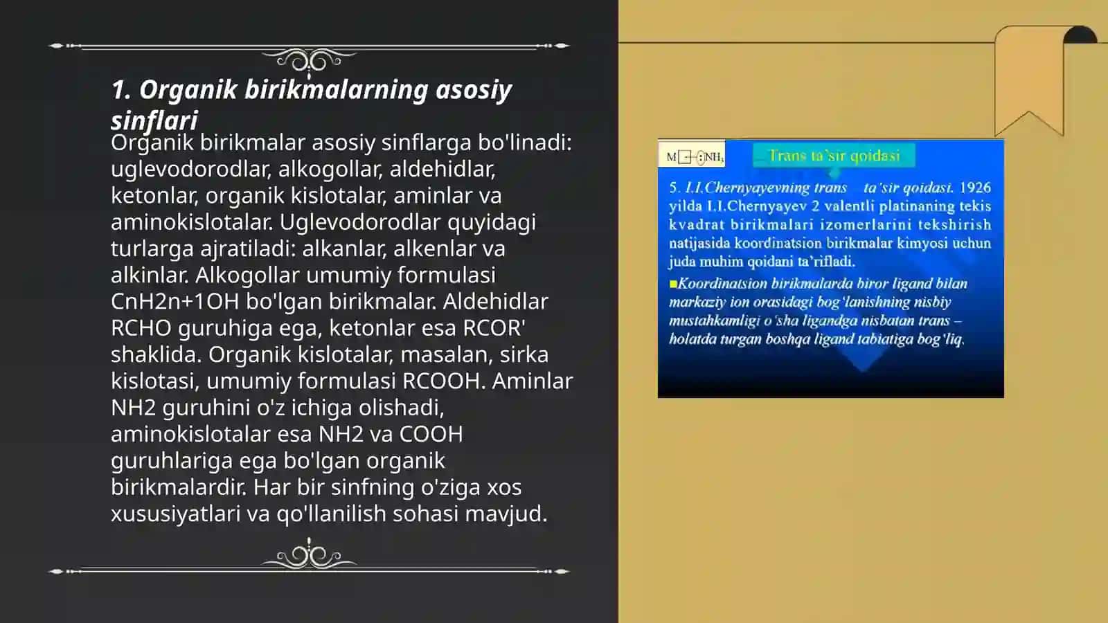 Organik kimyo asoslari 3