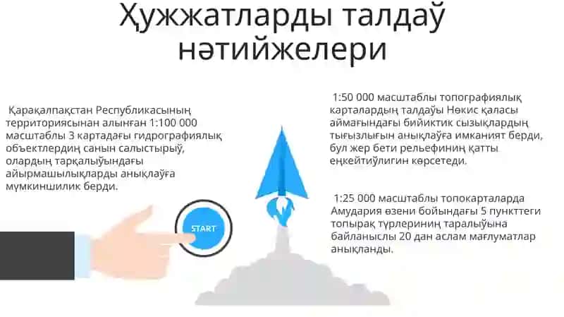 1:100 000 масштаблы 3 картадағы гидрографиялық объектлердиң санын салыстырыў 3