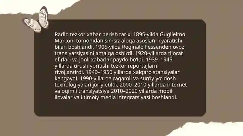 Radio tezkor xabar berish va axborot tarqatish vositasi 3