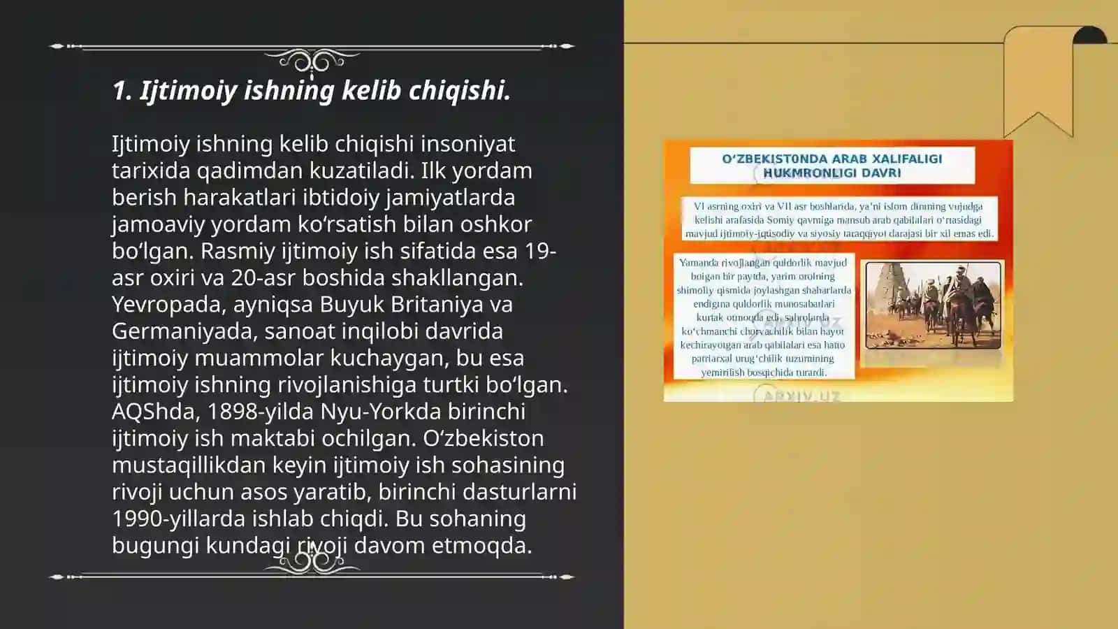 Ijtimoiy ish va tarixi va xorijiy tajriba 3
