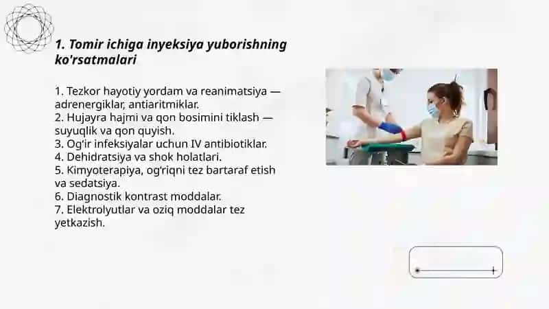 Tomir ichiga inyeksiya yuborish 3