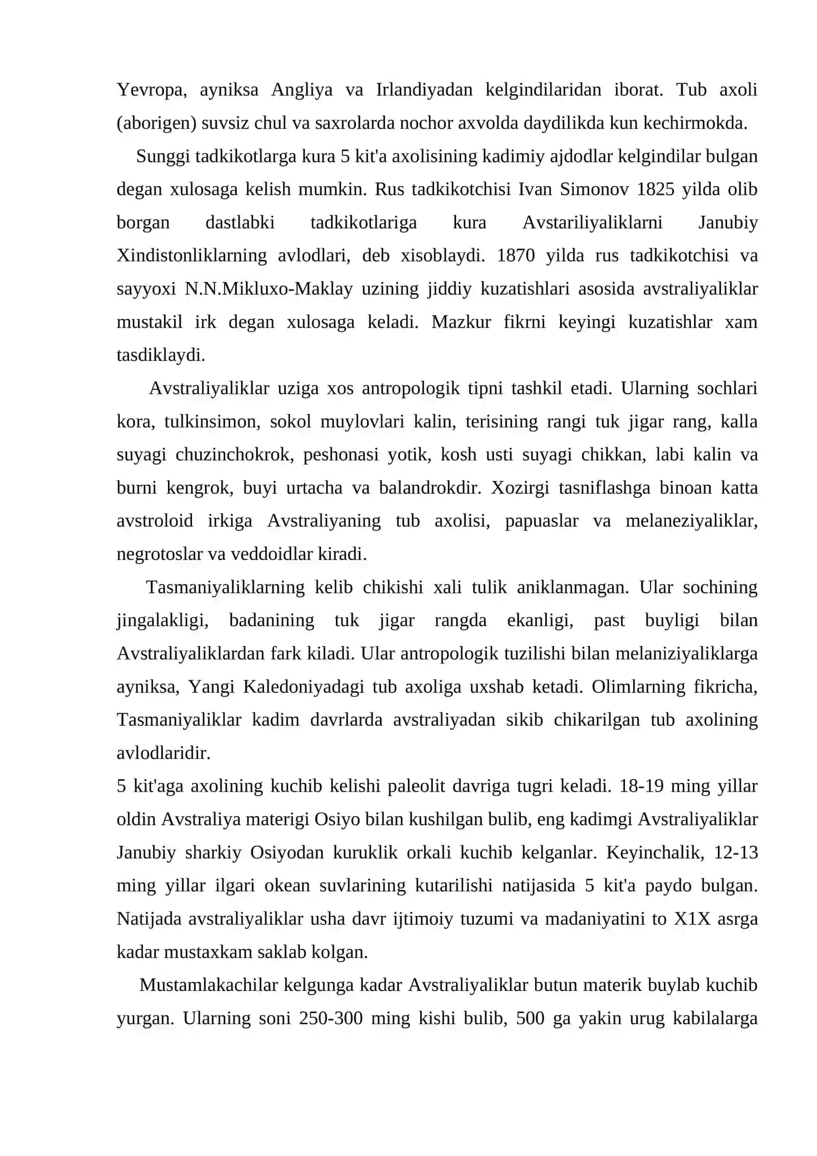 Avstraliya va okeaniya godronimlarini toponimlari 3