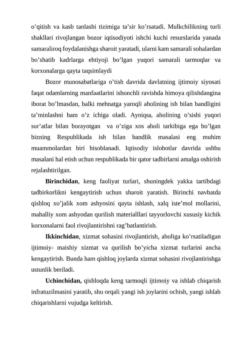 Ishchi kuchi, uning bandligi va ishsizlik 3