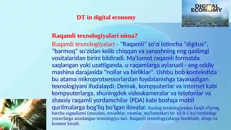 Raqamli Iqtisodiyot 3