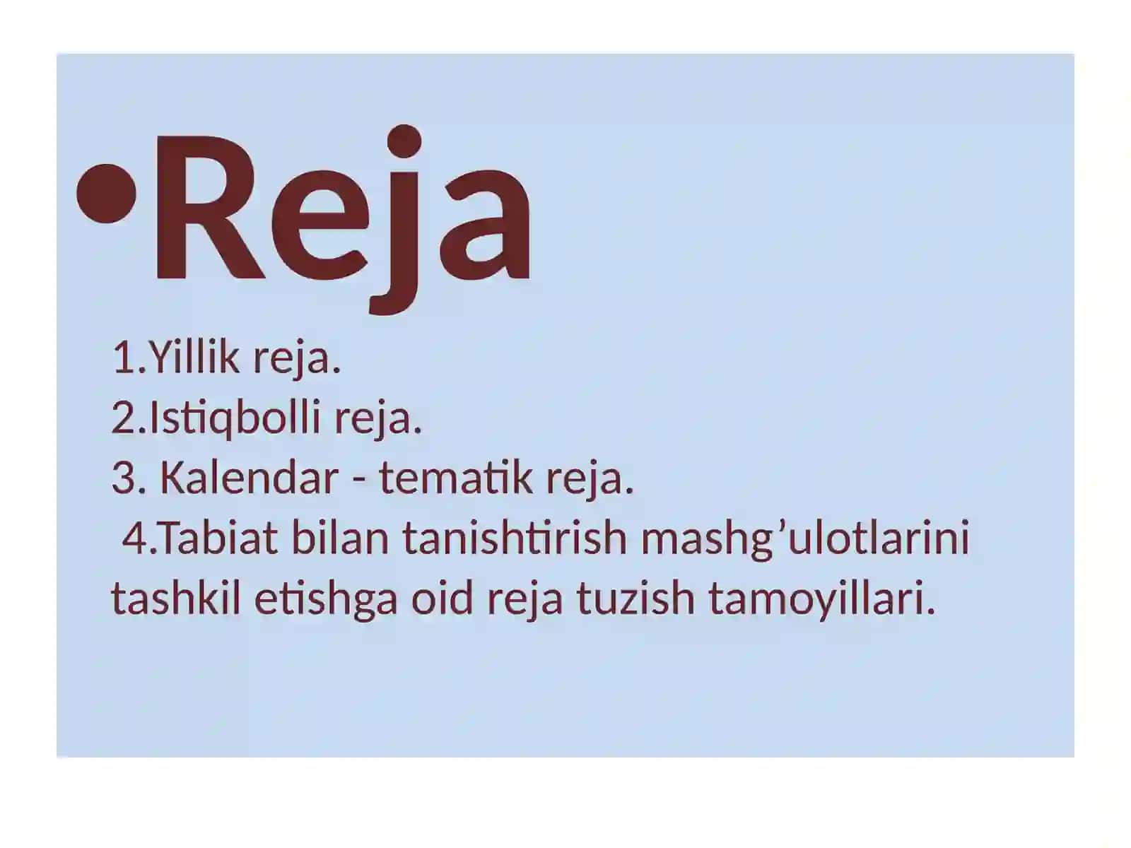 Bolalar bog’chasida ta’lim tarbiya dasturi 3