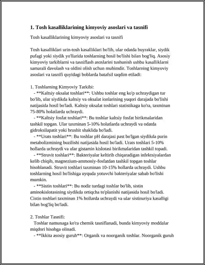 TOSH KASALLIKLARINING KIMYOVIY ASOSLARI 3