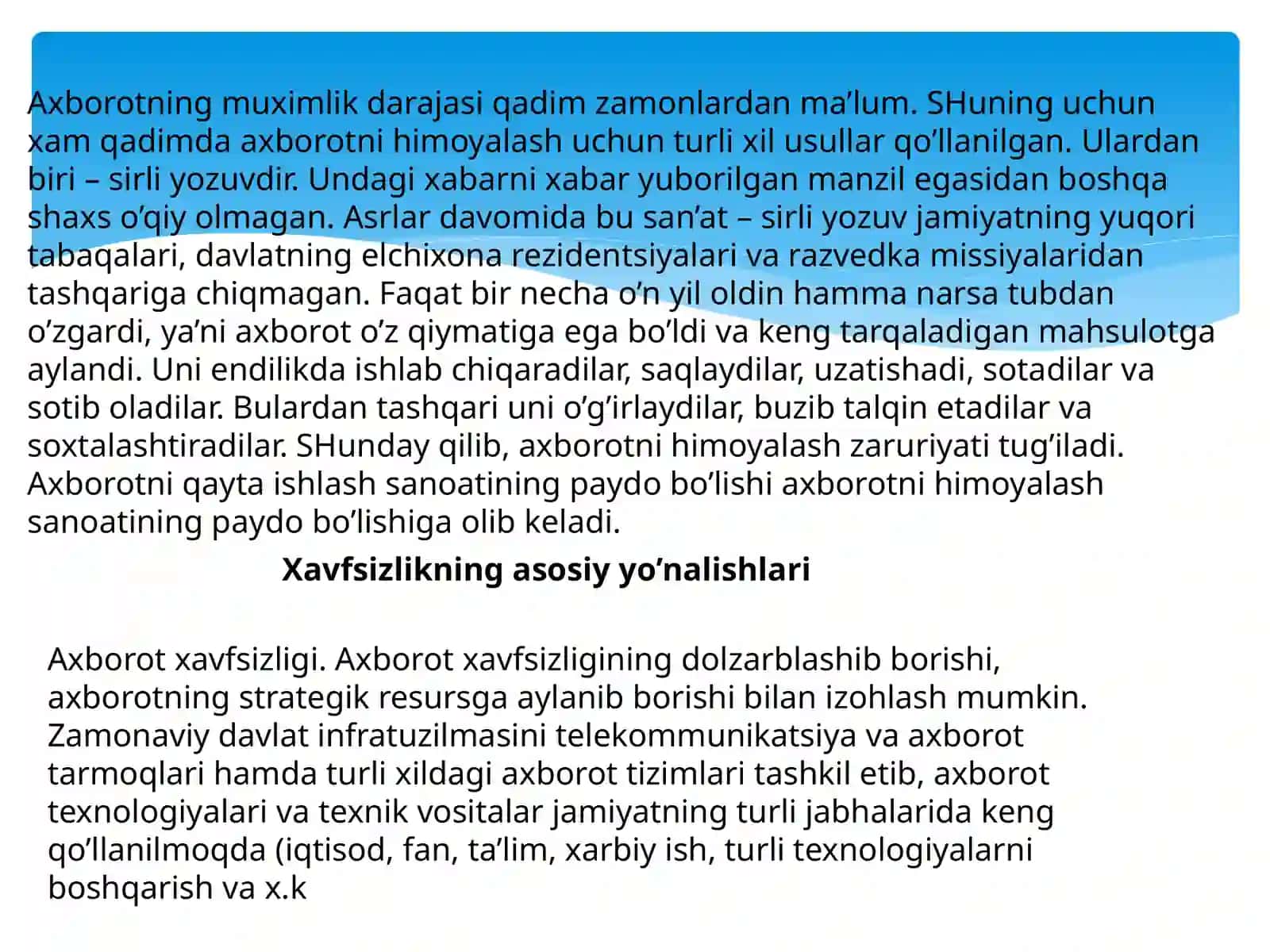 Internetda axborot xavfsizligi va uni himoyalash usullari 3