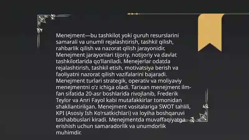Menenjment obekti va subekti 3