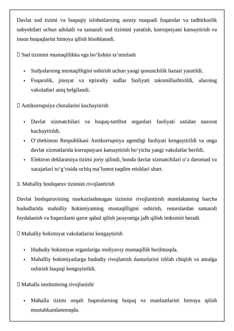Institutsional islohotlar 3
