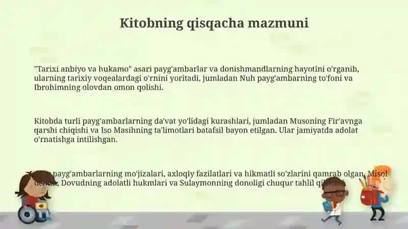 Tarixi anbiyo va hukamo 3