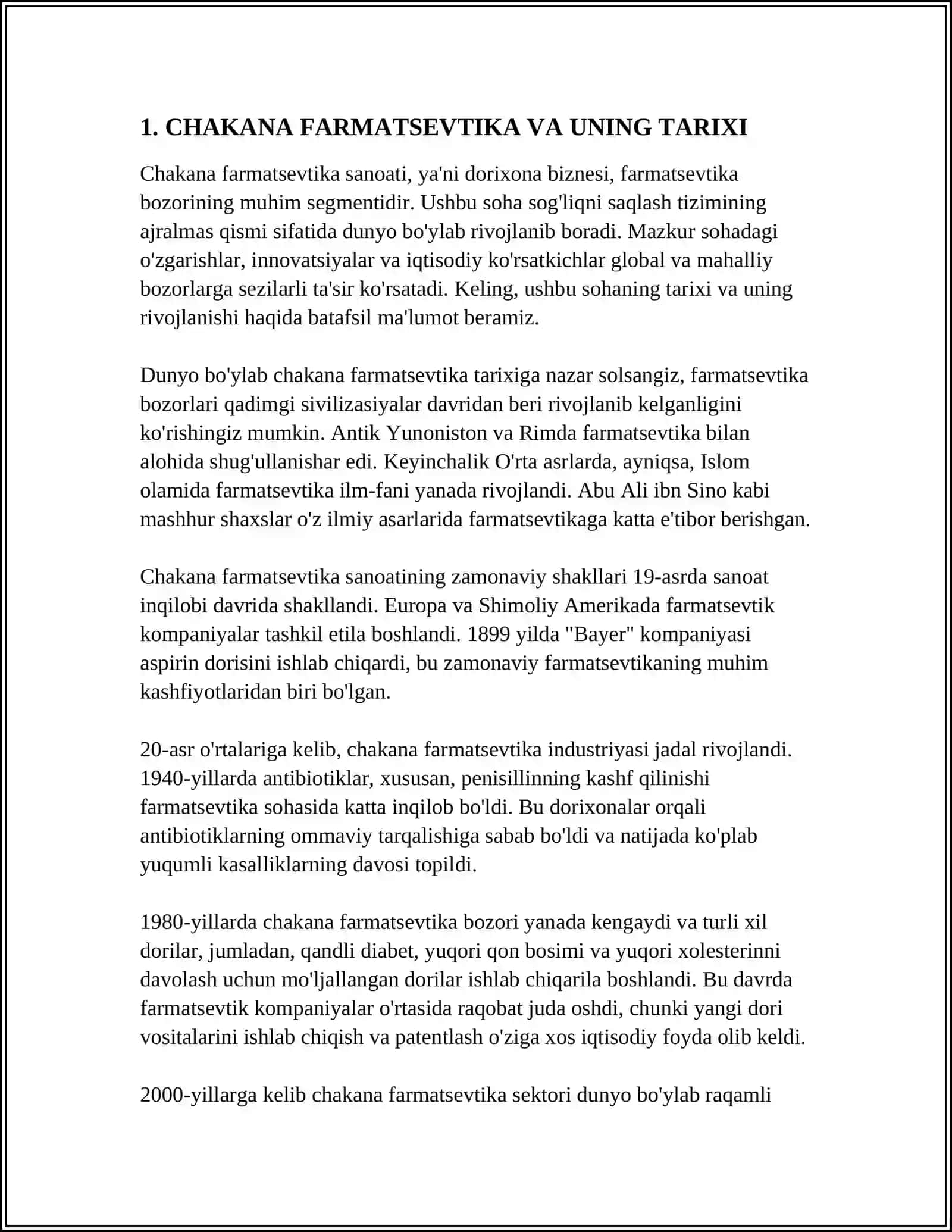 CHAKANA FARMASEFTIK FAOLIYAT HAQIDA TUSHUNCHA 3