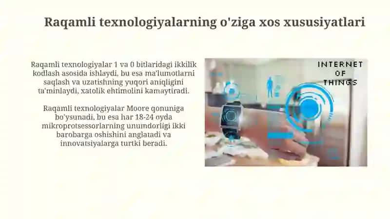 Raqamli texnologiyalar 3