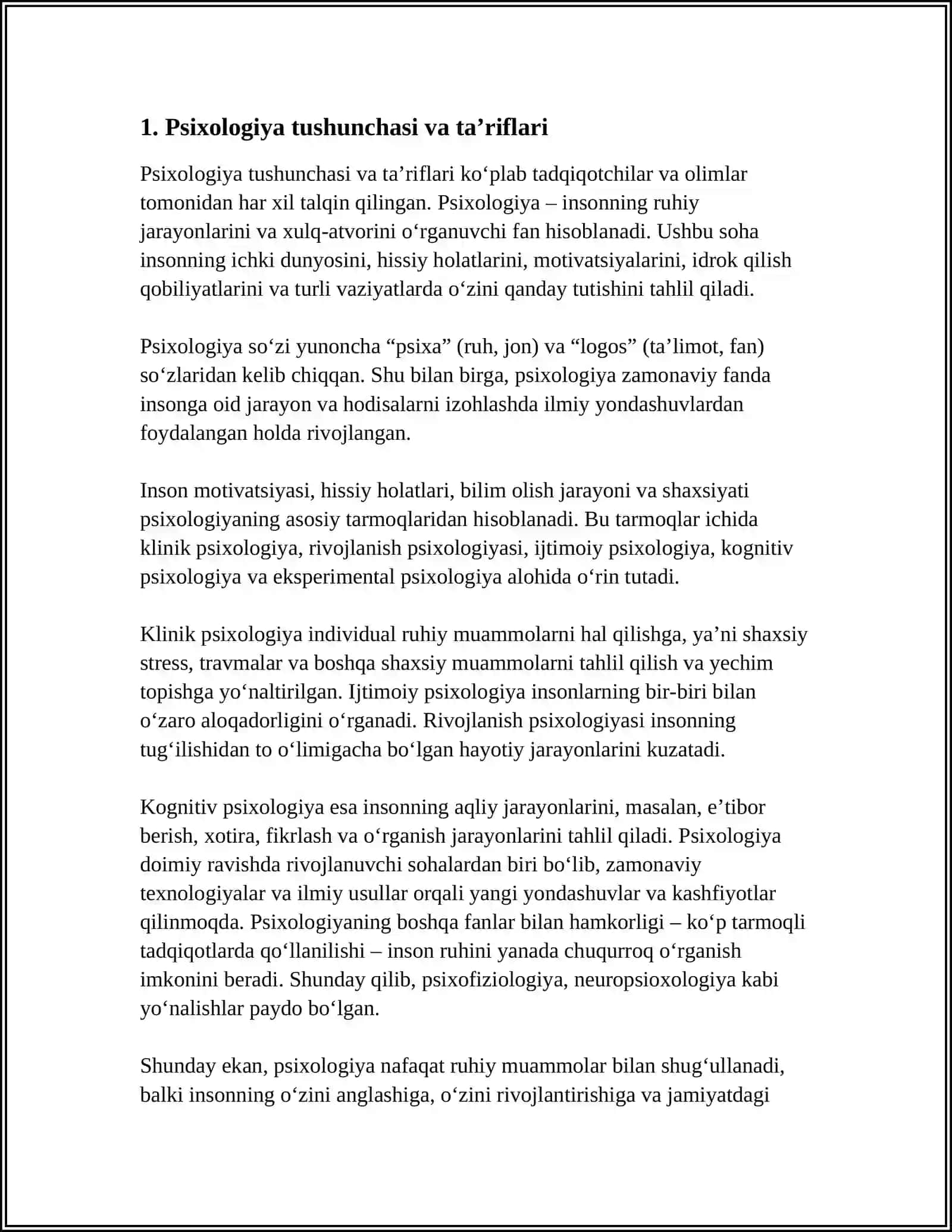 PSIXOLOGIYA HAQIDA TUSHUNCHA 3