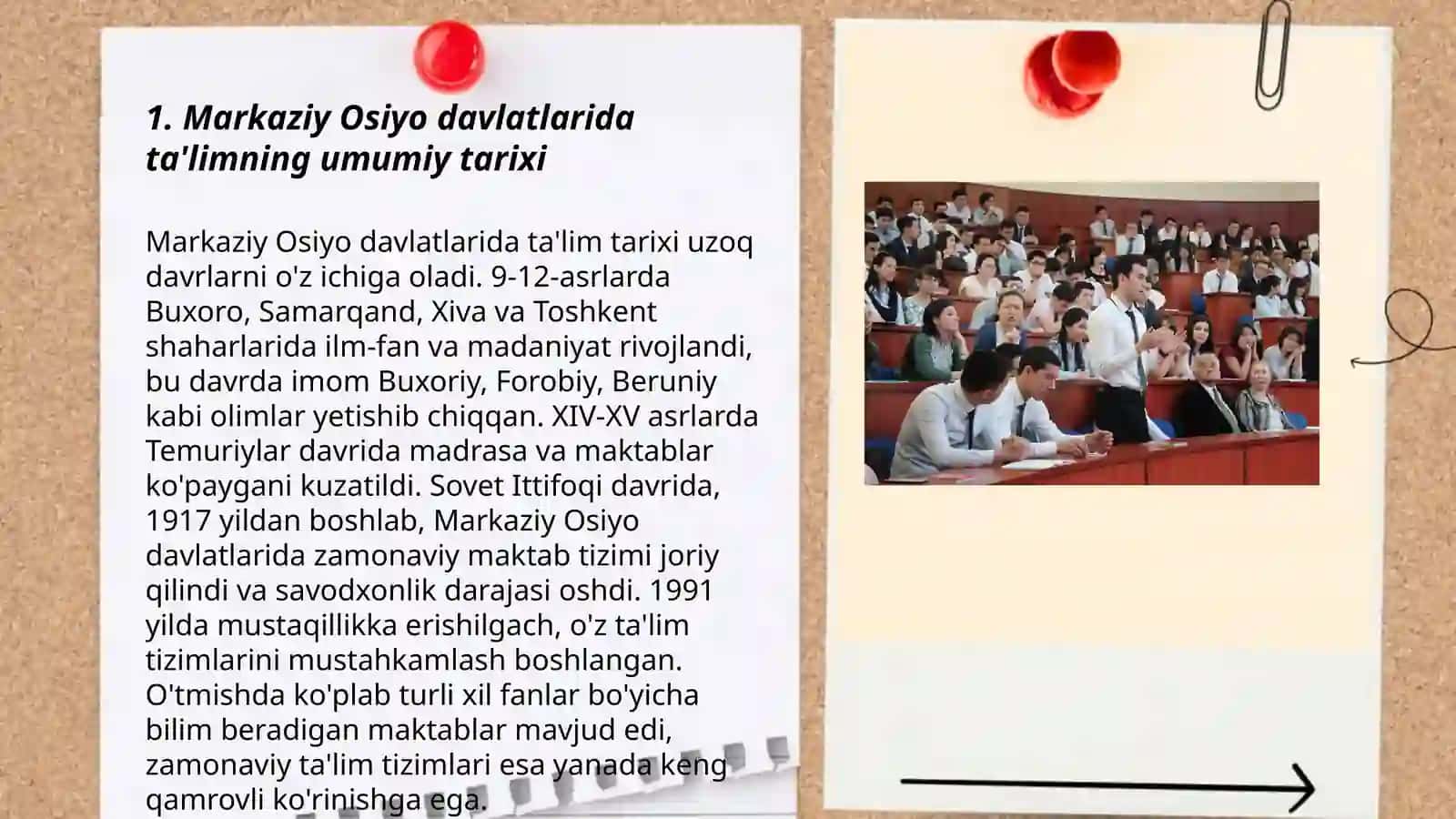 Markaziy Osiyo davlatlari ta'lim tizimi 3