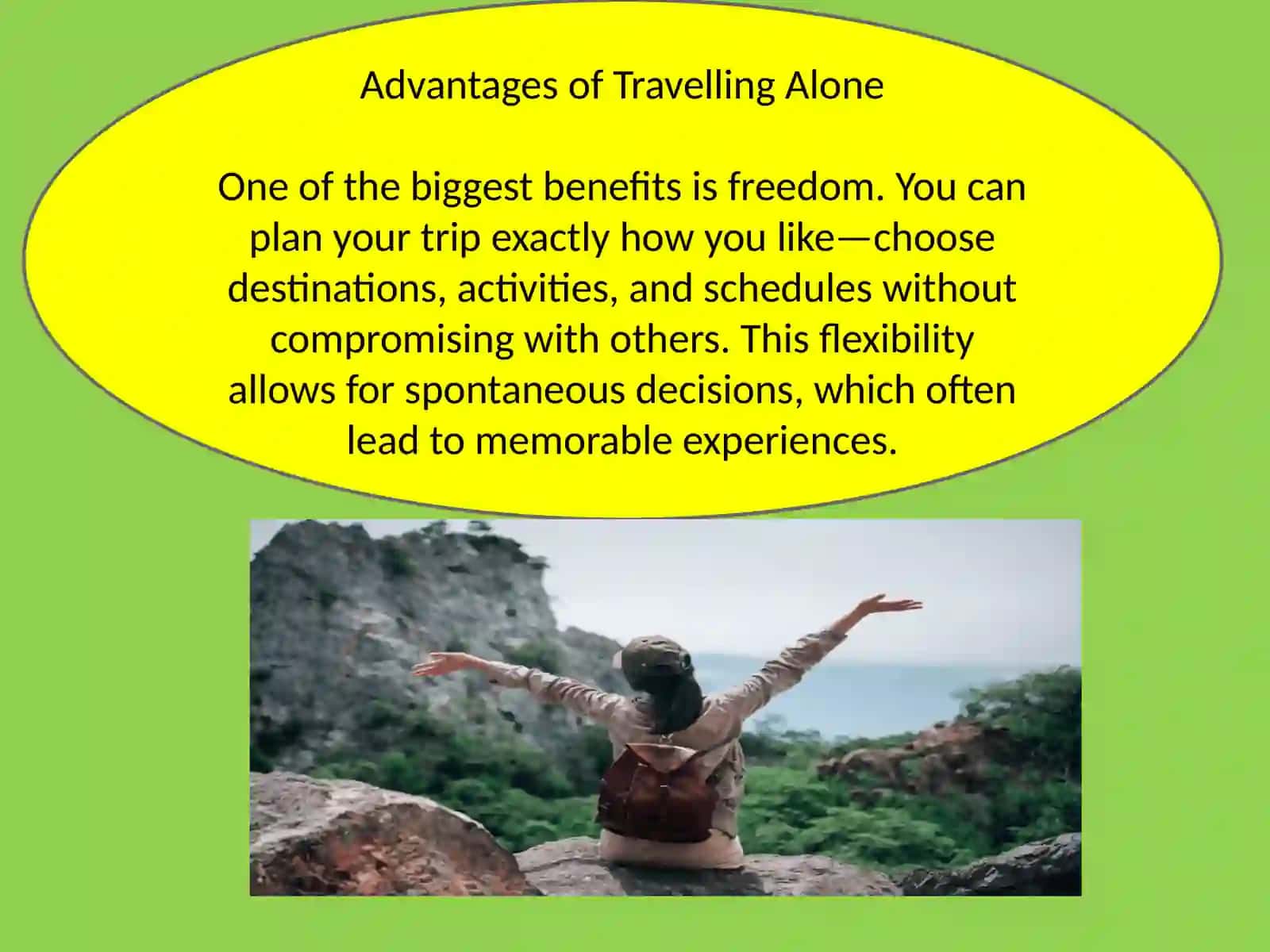 Advantages and challenges of travelling alone 3