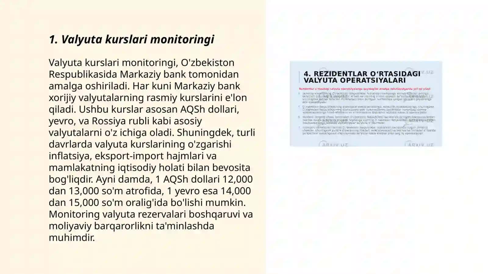 Tijorat banklarining valyuta operatsiyalari 3