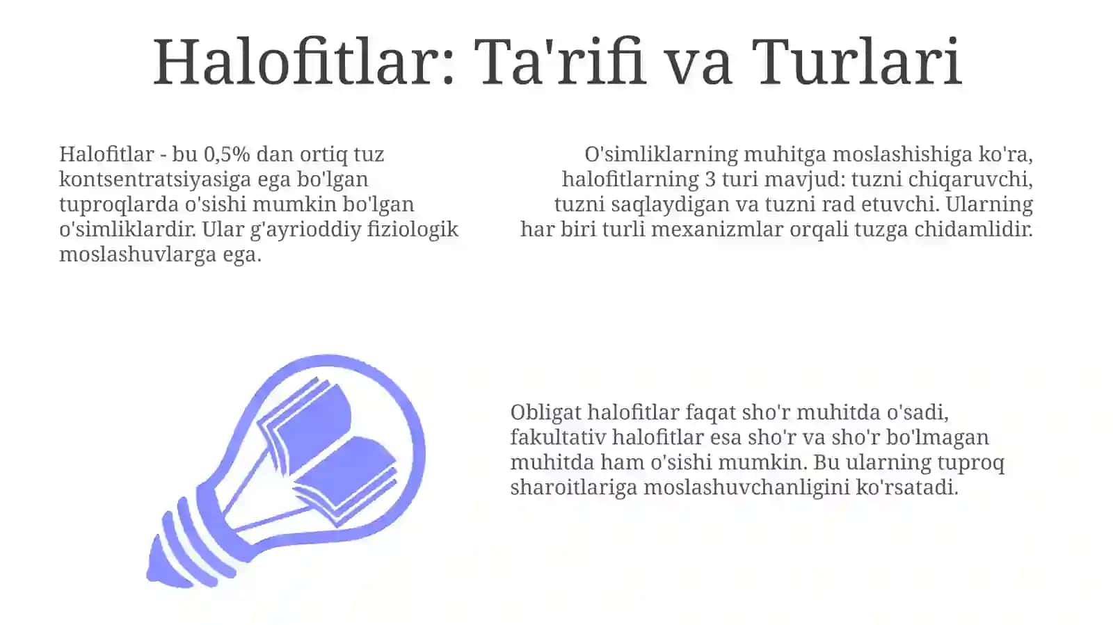 Galofitlar: Ta'rif, Turlari va Tarqalishi 3