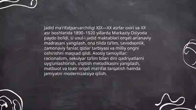 Jadid ma'rifatparvarchiligi, milliy tarbiya asosida 3