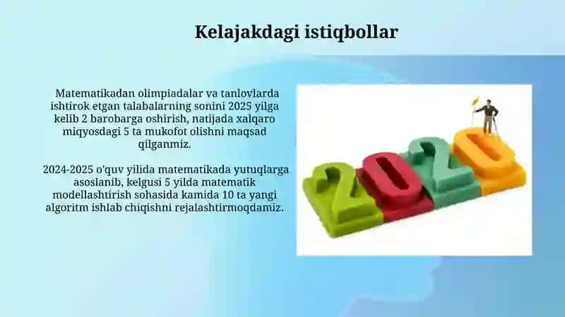 Matematika fanidan 2024-2025 o'quv yilida erishilgan yutuqlar 3