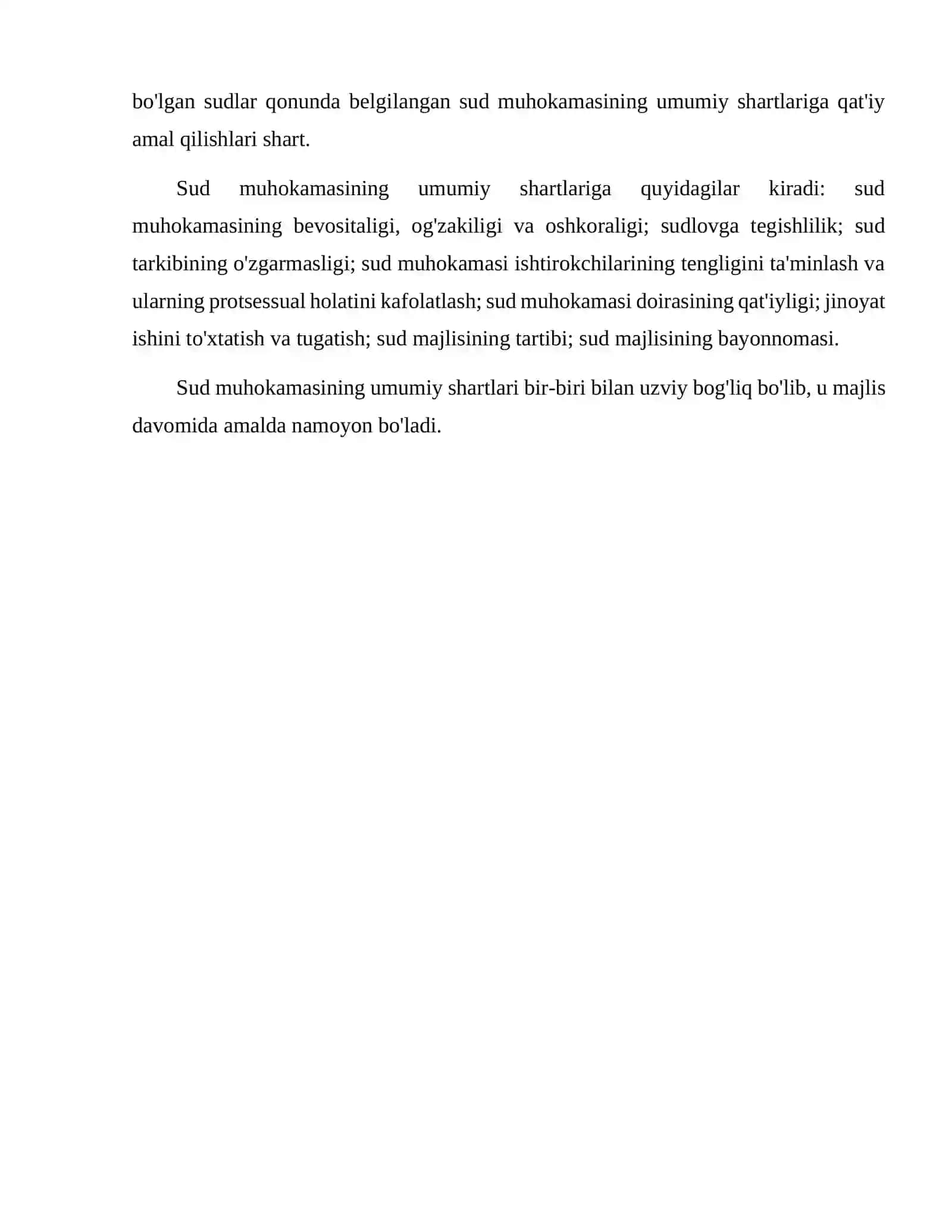 Sud muhokamasining asosiy tamoyillari 3