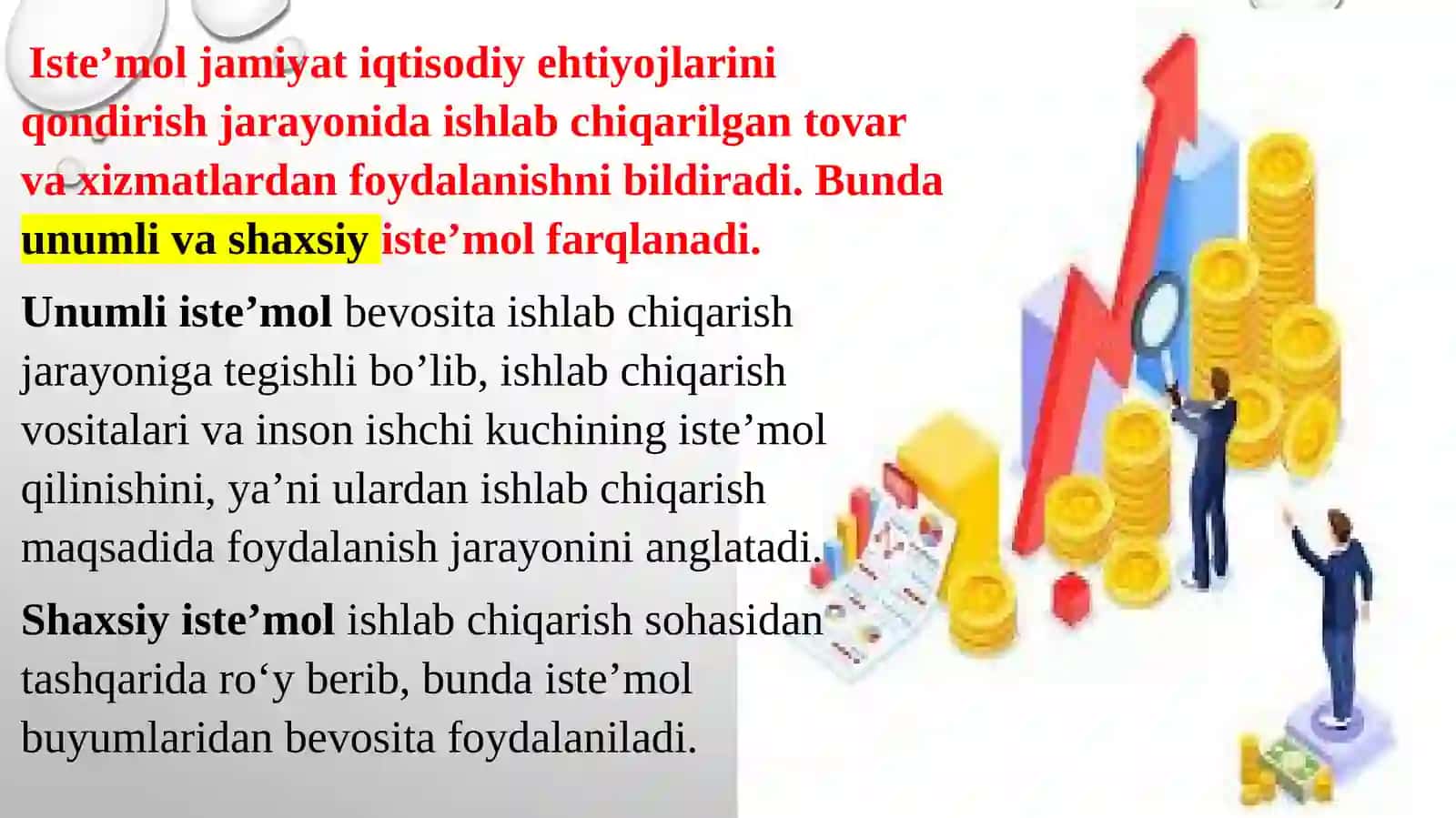Iste’mol, jamg`arma va investitsiyalar 3
