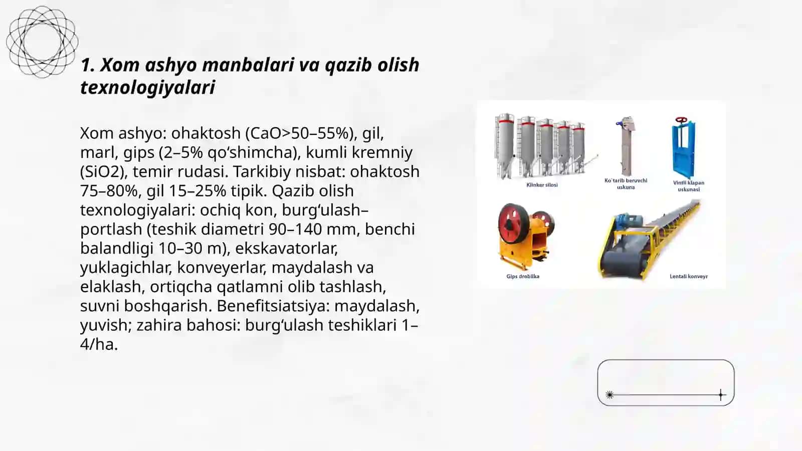 Siment ishlab chiqarish texnologiyasi 3