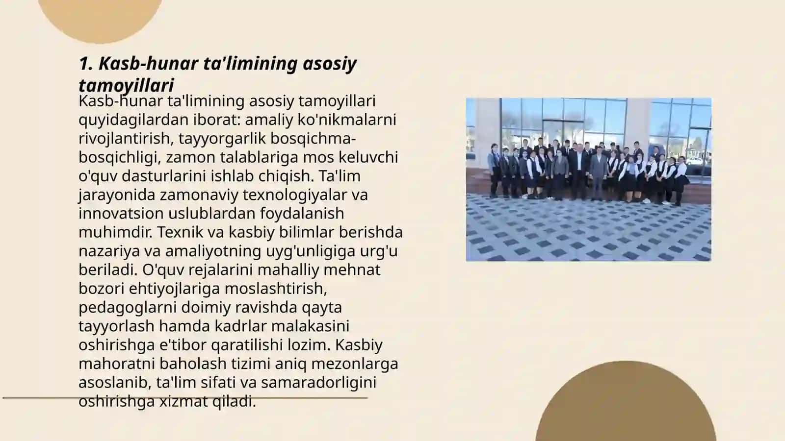 Kasb hunarga yónaltirish tamoyillari shakl va metodlari 3