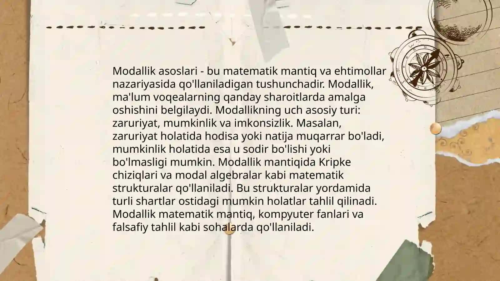 Modallik asoslari 3