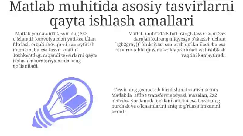 Matlab dasturida matematik usullar ustida shakil almashtirilish 3